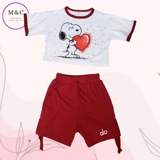 Conjunto short juvenil 2