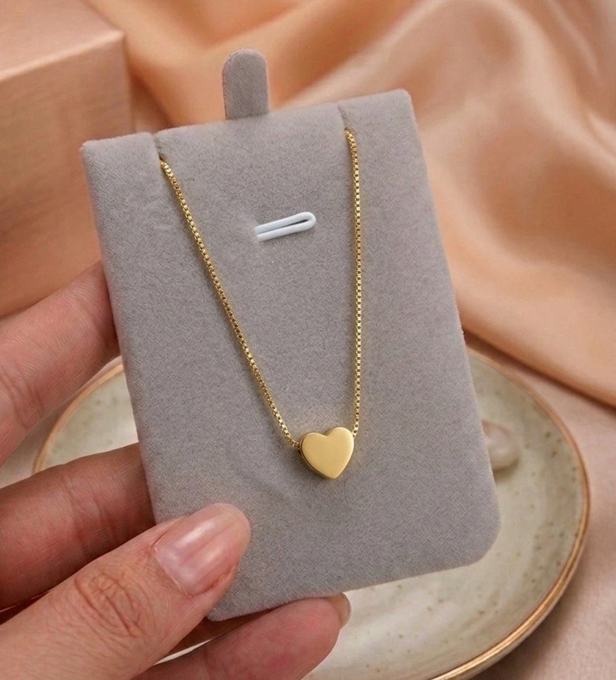 CADENA CORAZON DORADO MINIMALISTA