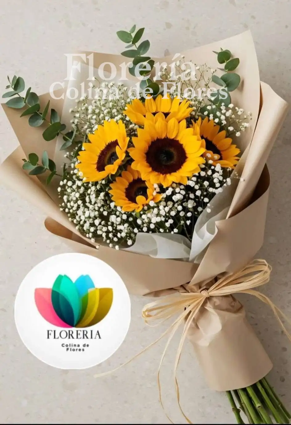 Ramo girasoles