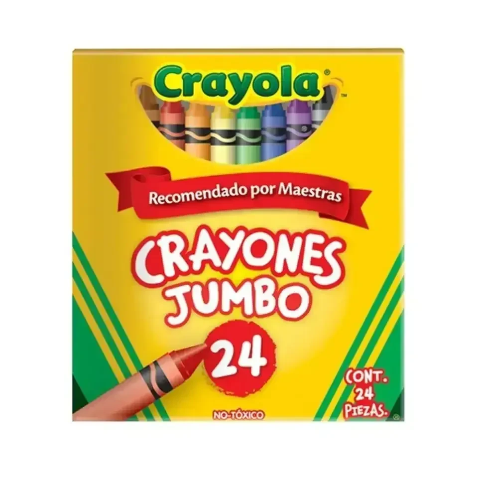 Crayolas jumbo con 24 colores crayola 3