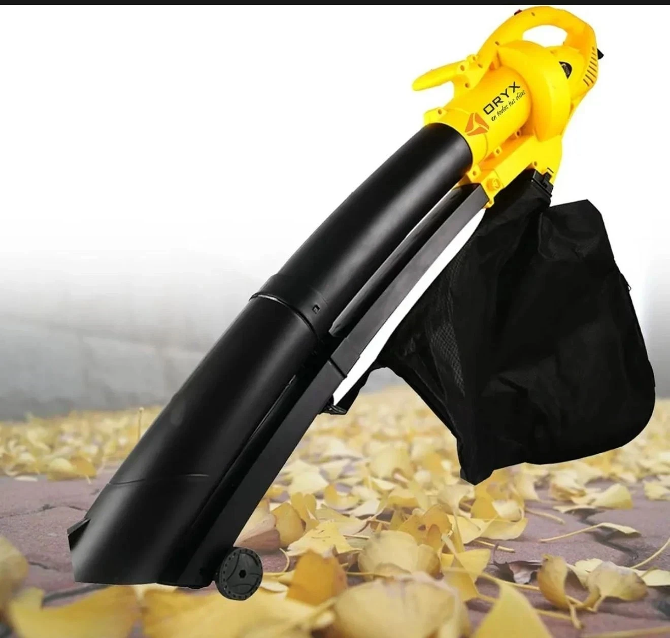 SOPLADORA ASPIRADORA TRITURADORA DE HOJAS 3300w C/ RUEDAS Orsa01