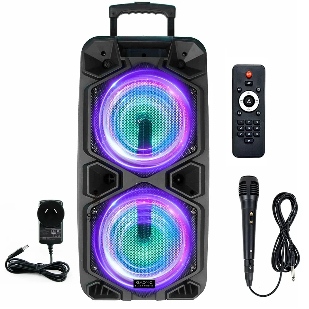 Parlante GADNIC Live Studio XBS6 Bluetooth 4500w Micrófono Karaoke