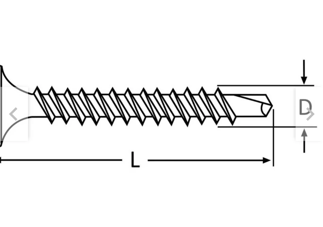 TORNILLO 6X1 PUNTA BROCA X MILLAR 2