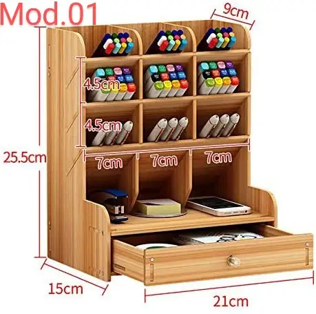 Organizador Multifuncional De Madera  2