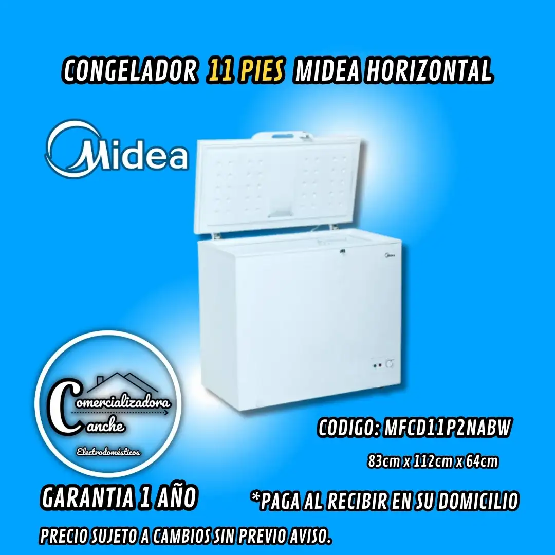 CONGELADOR 11 PIES MIDEA