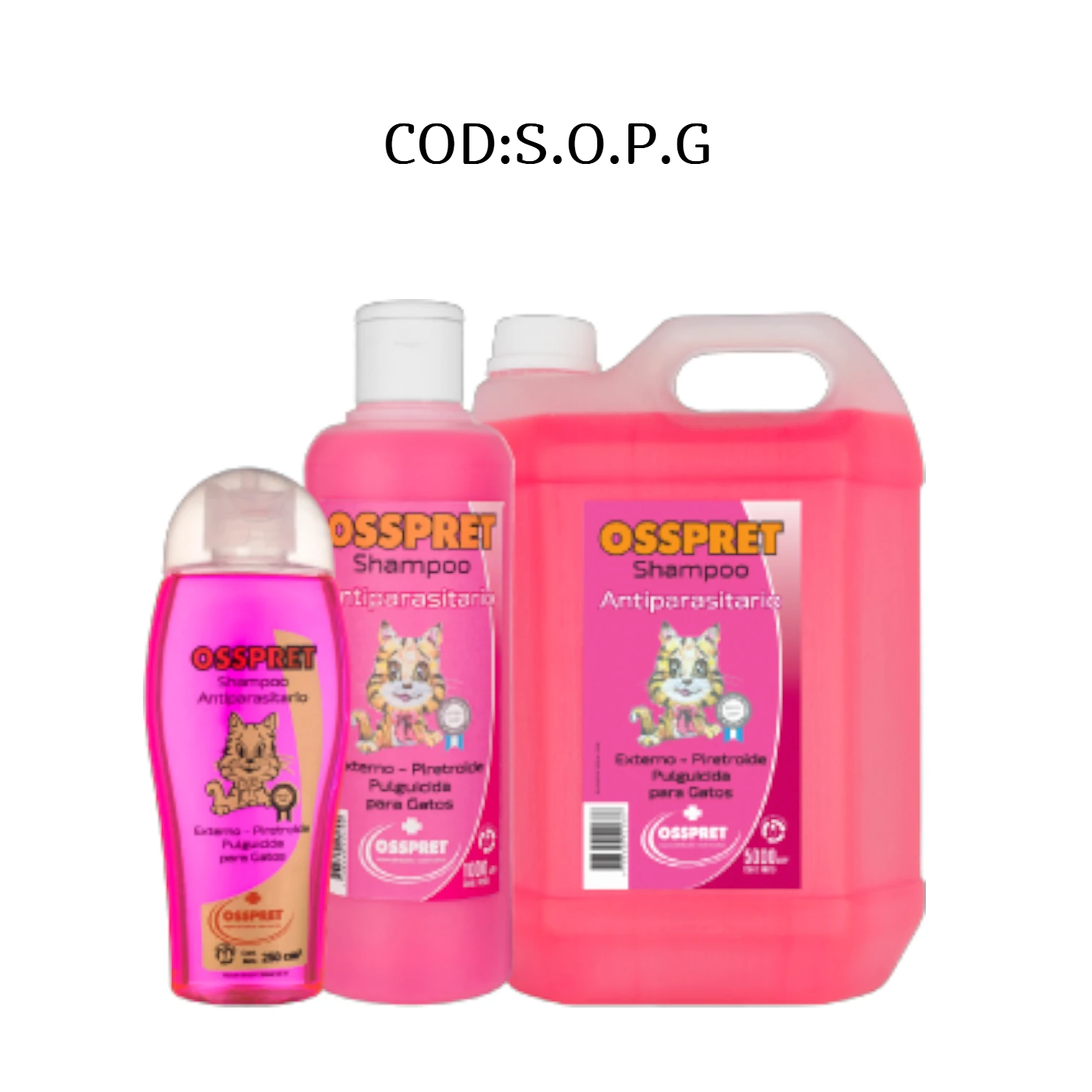 SHAMPOO 5LTS PULGUICIDA GATO