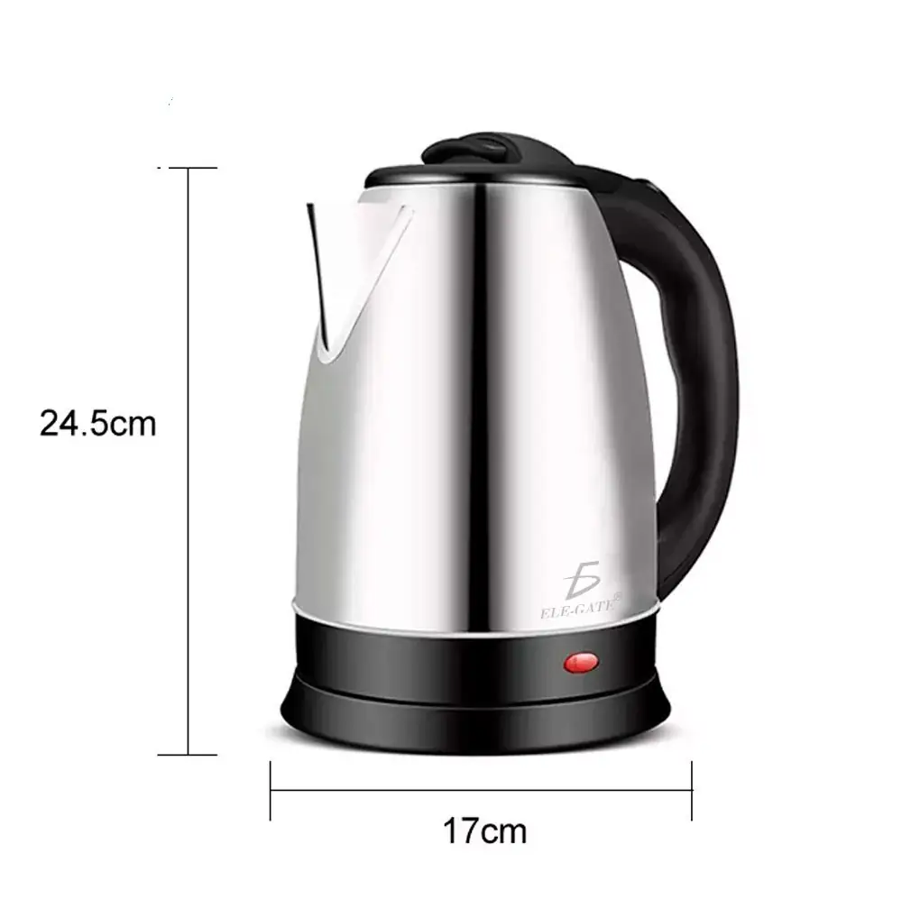 Jarra tetera cafetera eléctrica 2 litros, acero inoxidable portátil  2