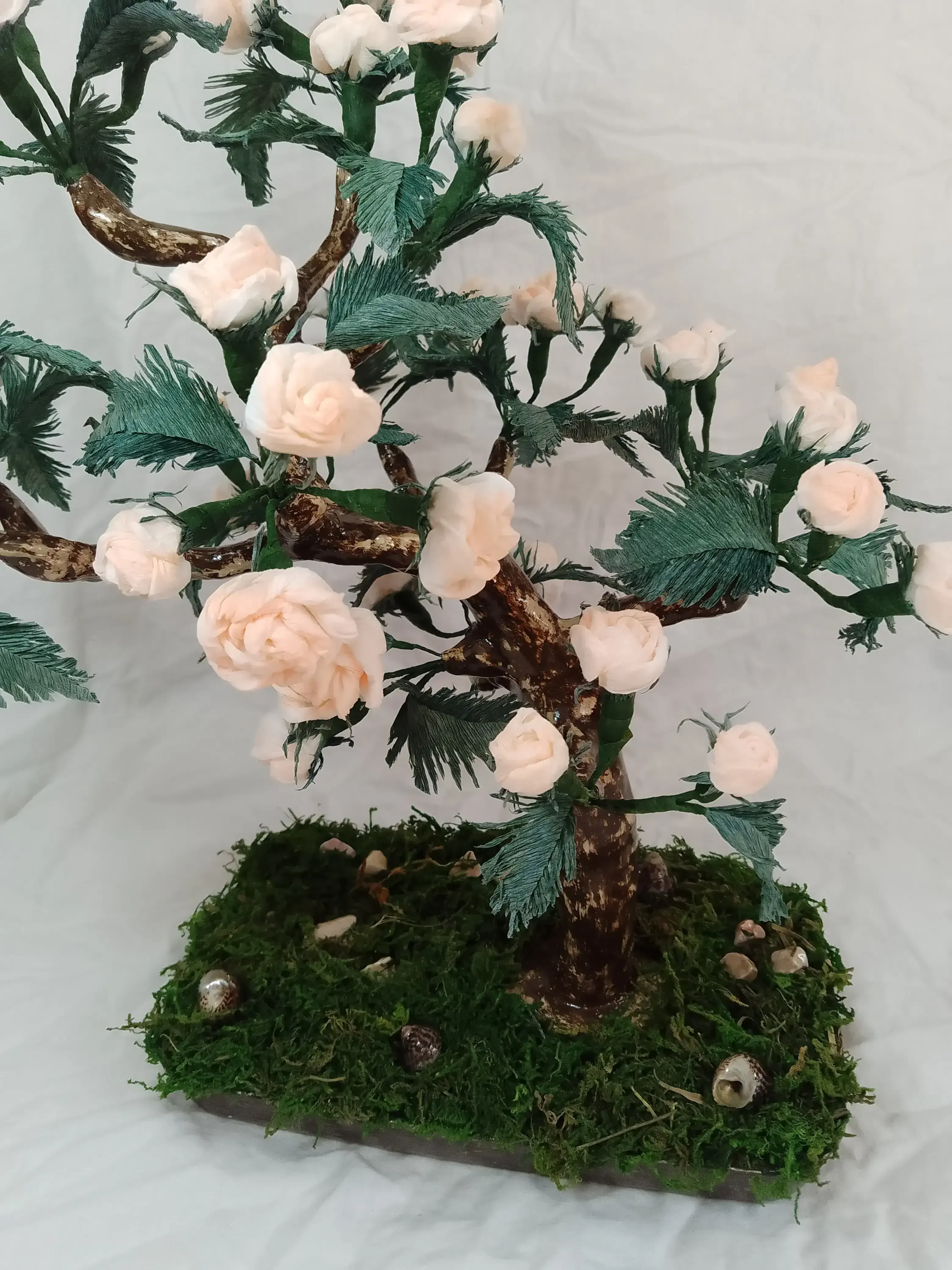 Àrbol Bonsai Rosas Pastel 2