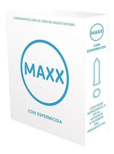 PRESERVATIVOS ESPERMICIDA MAXX x3 UN