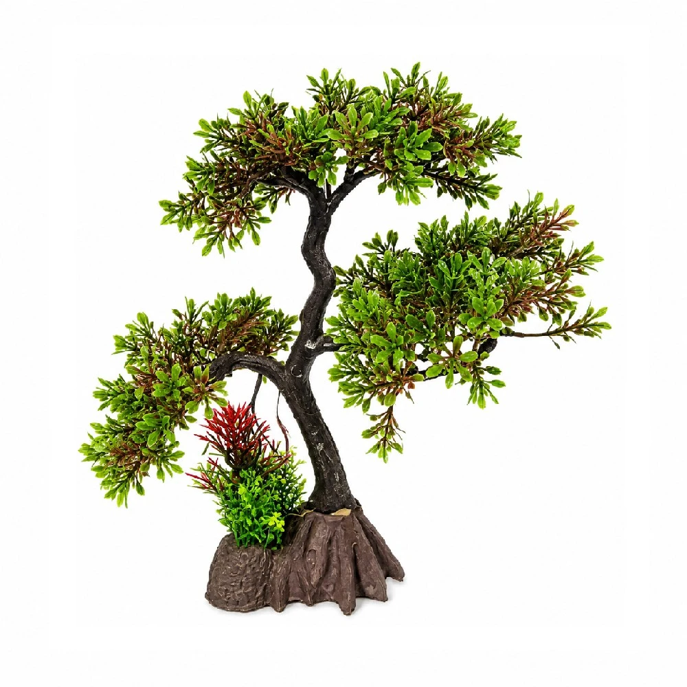 Planta árbol decorativa de plástico duro 