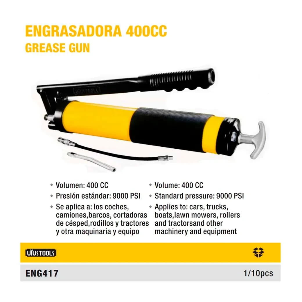 ENGRASADORA MANUAL UYUST 400cc 9000PSI *