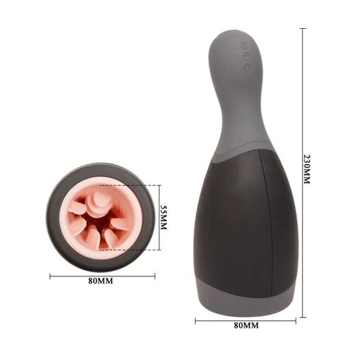 Masturbador Vibrador 12 Func. Sensor Presion Aire Usb Recargable Silicona 4