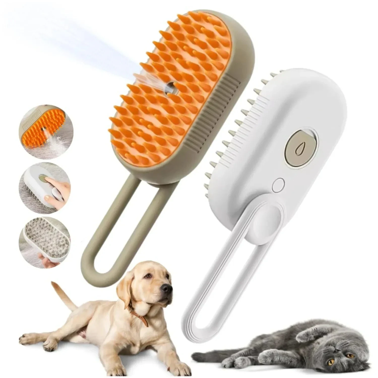 CEPILLO VAPOR MASCOTAS RECARGABLE 