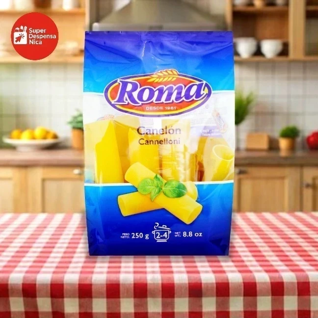 Pasta Canelón Roma 250g