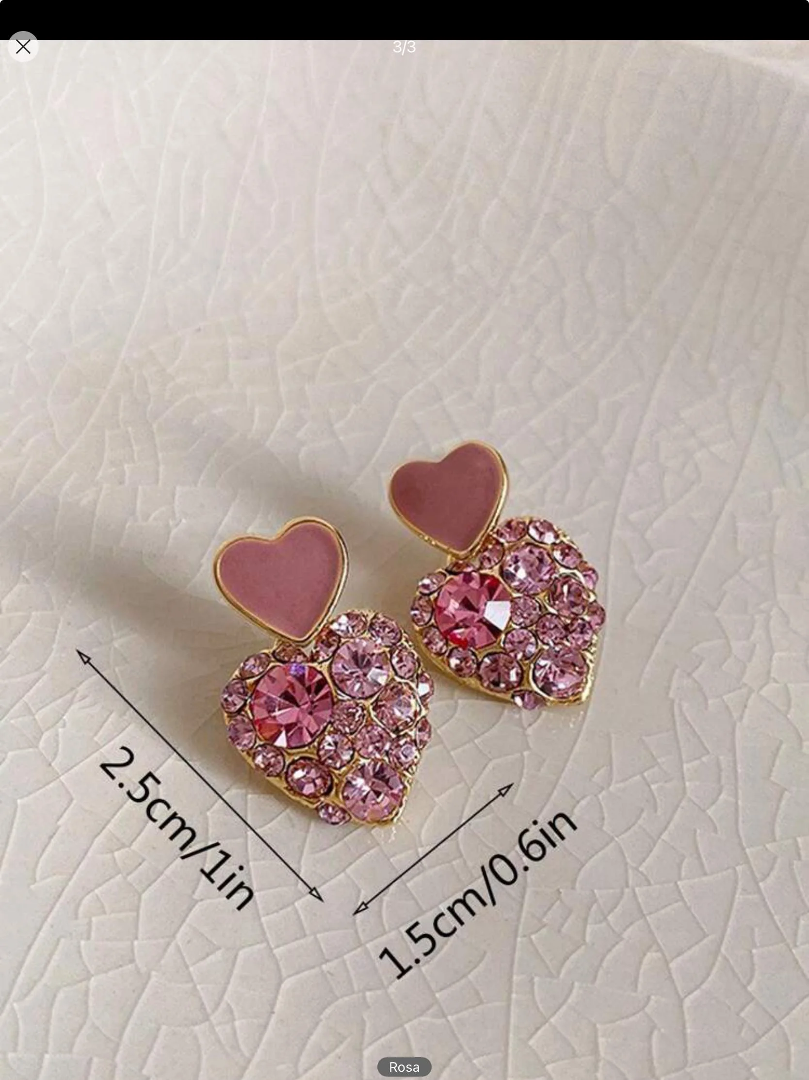 Aretes de corazón