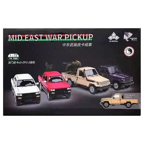 1/72 3RModel/Transform – Mid East War Pickup (+ ZPU-2)