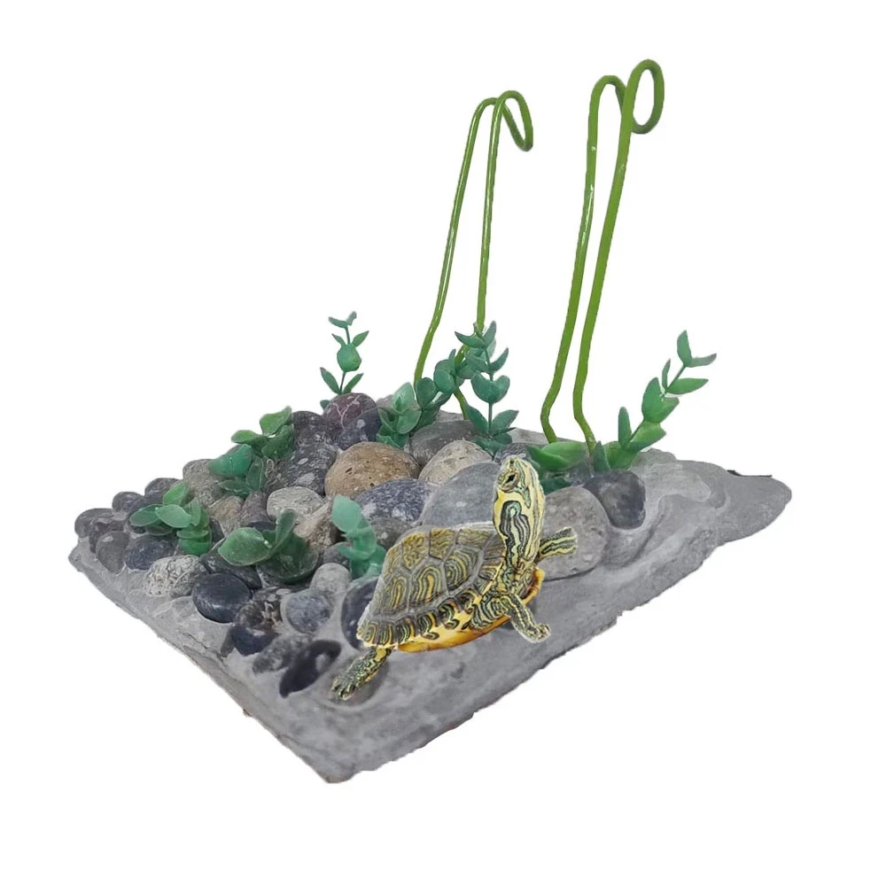 Isla Plaforma Colgante Rigida 18x14cm para Tortuga  3