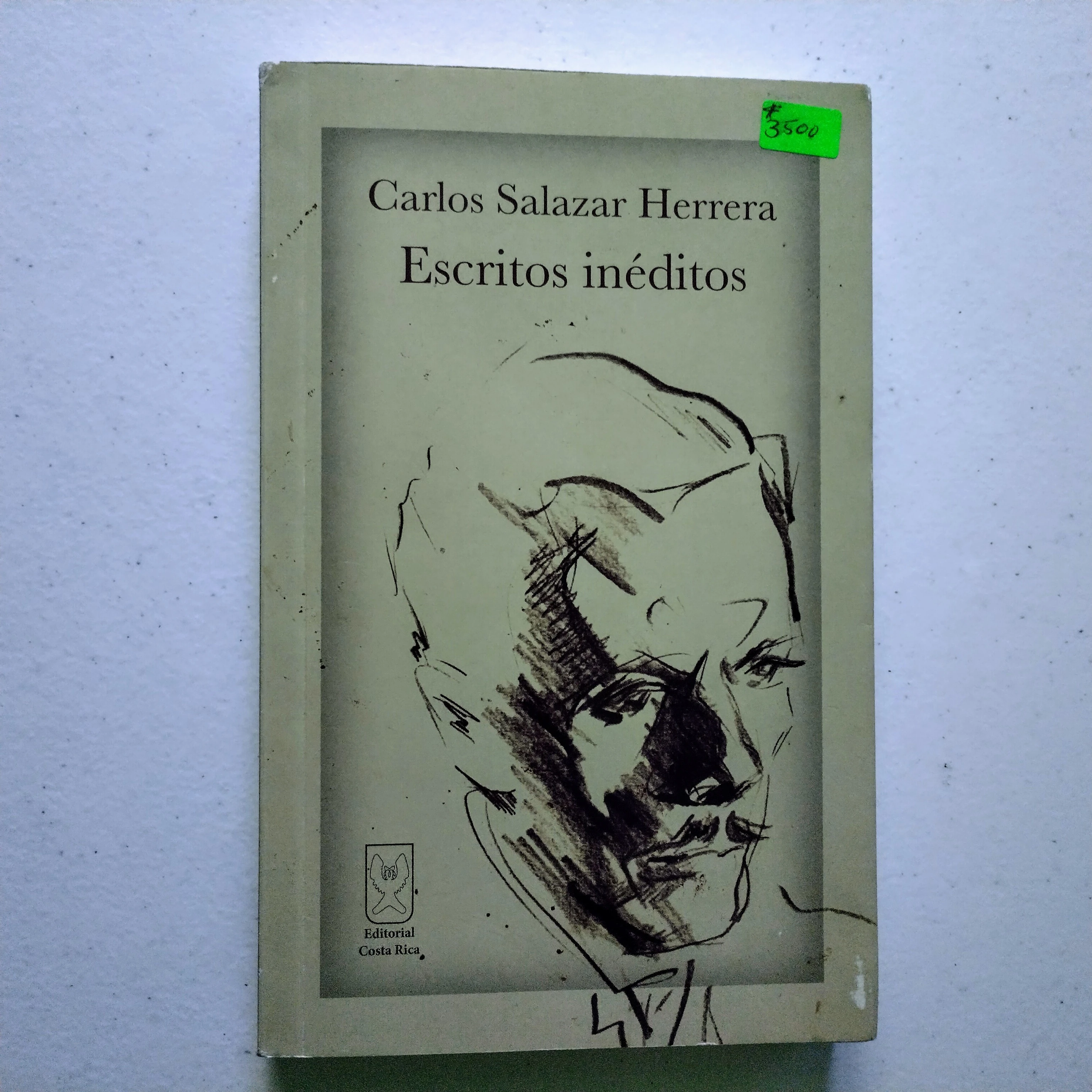 Escritos inéditos, Carlos Salazar Herrera, usado 