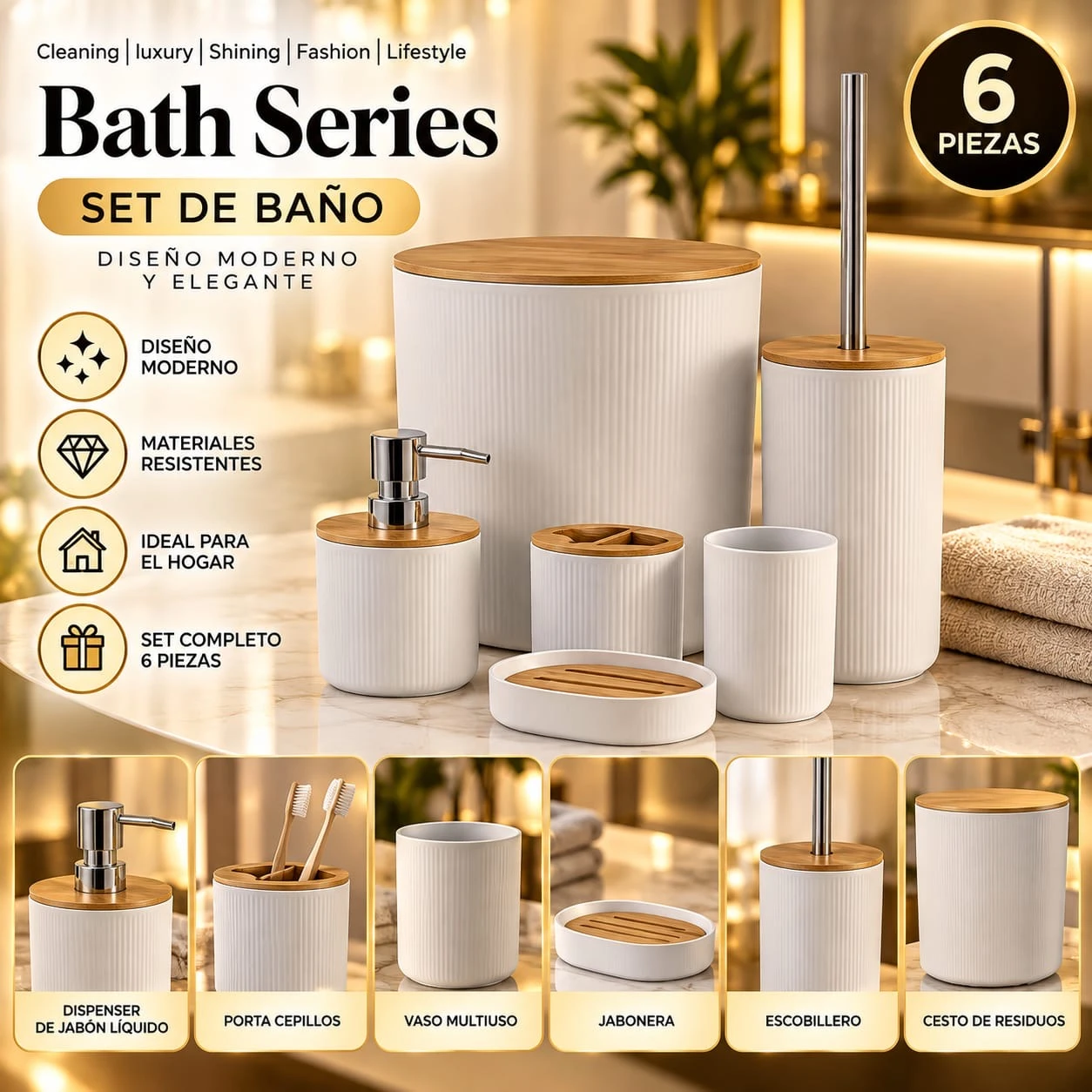 SET DE BAÑO BATH SERIES