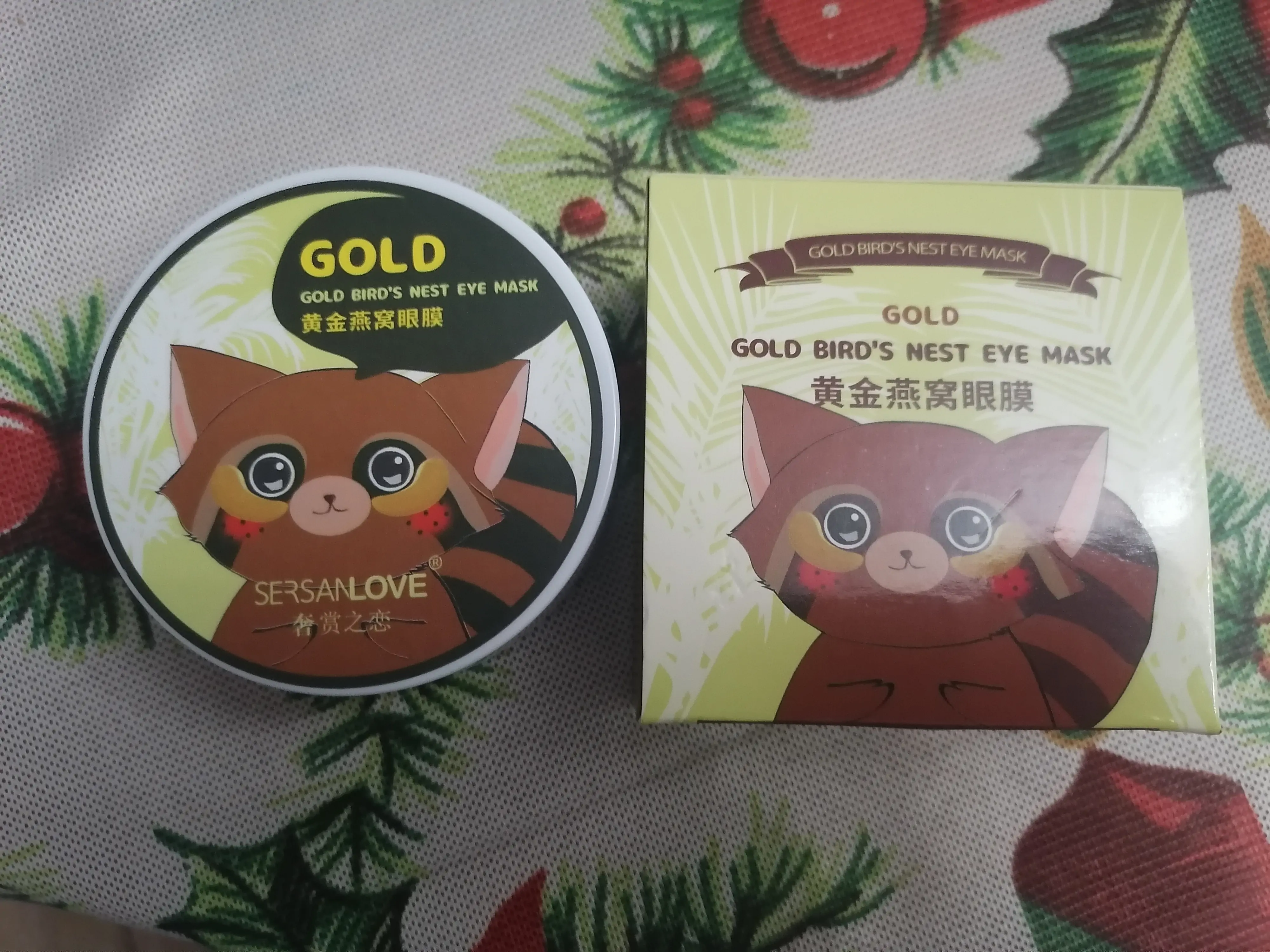 Патчи для глаз Sersanlove Gold Birds Nest с экстрактом ласточкиного гнезда и золота, 60 шт