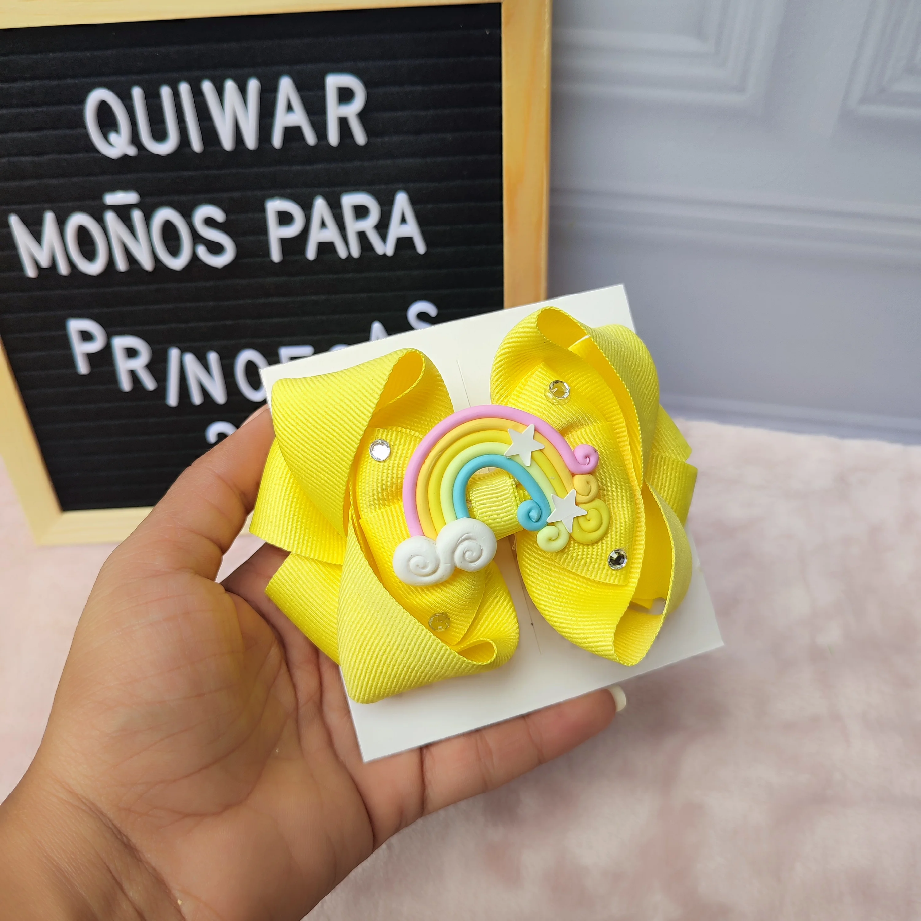 Lazo Arcoiris Amarillo
