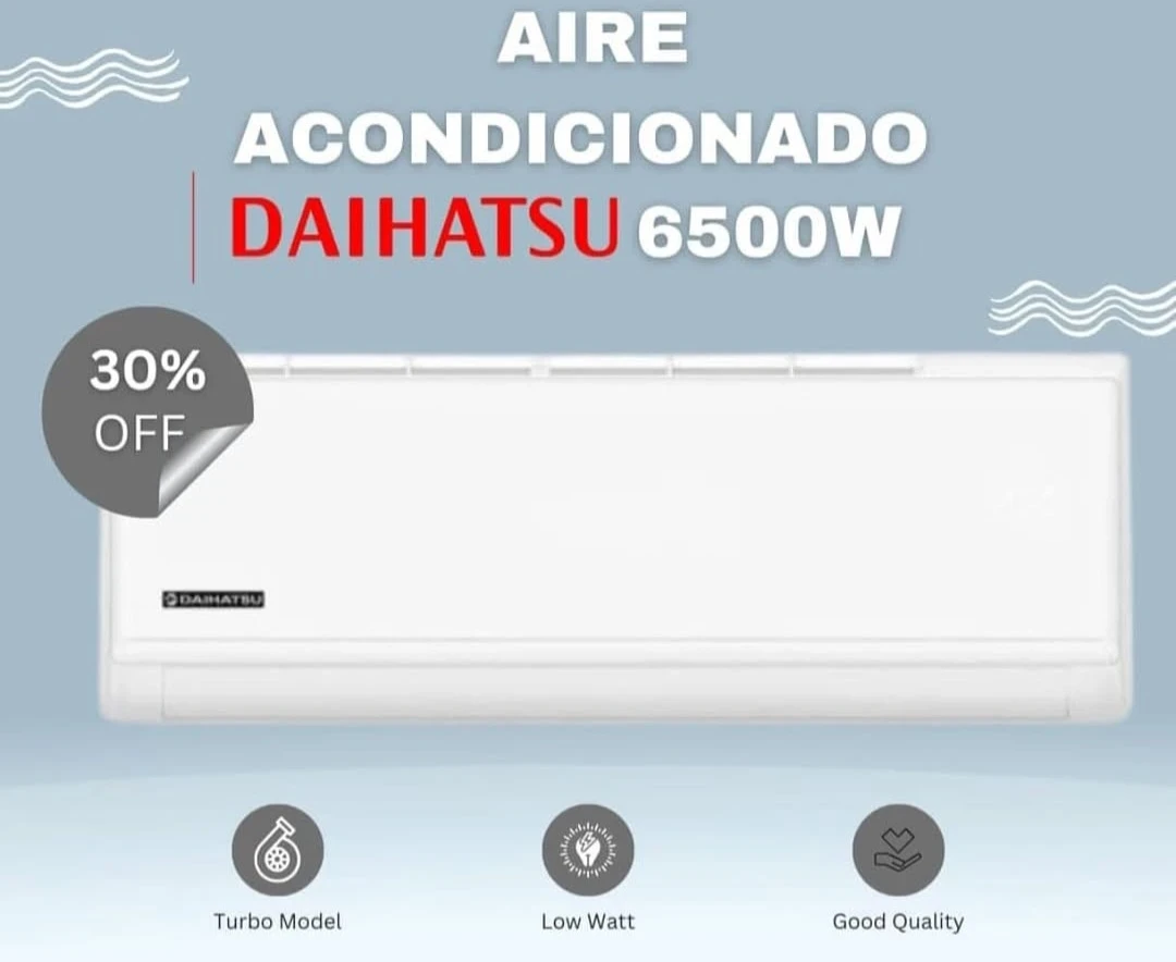 Aire Acondicionado Daihatsu Split On/Off Frio Calor 6500W Blanco 220V FDT22