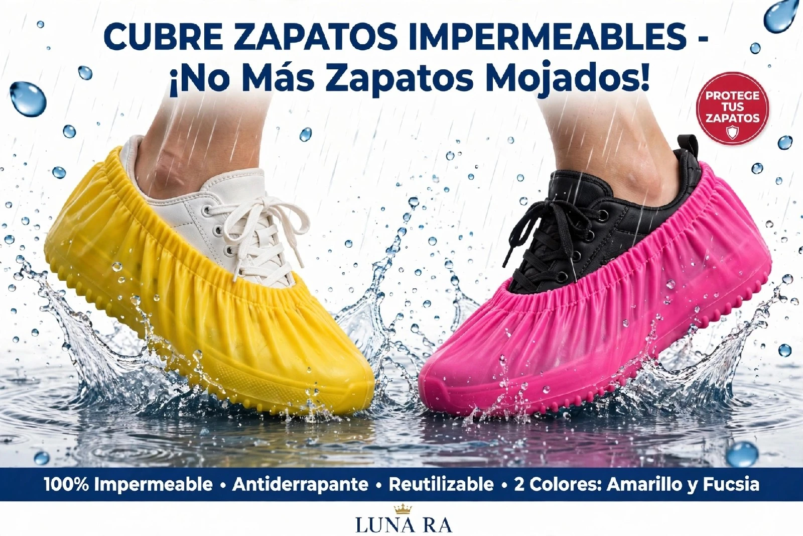 Protector antilluvia de zapatos