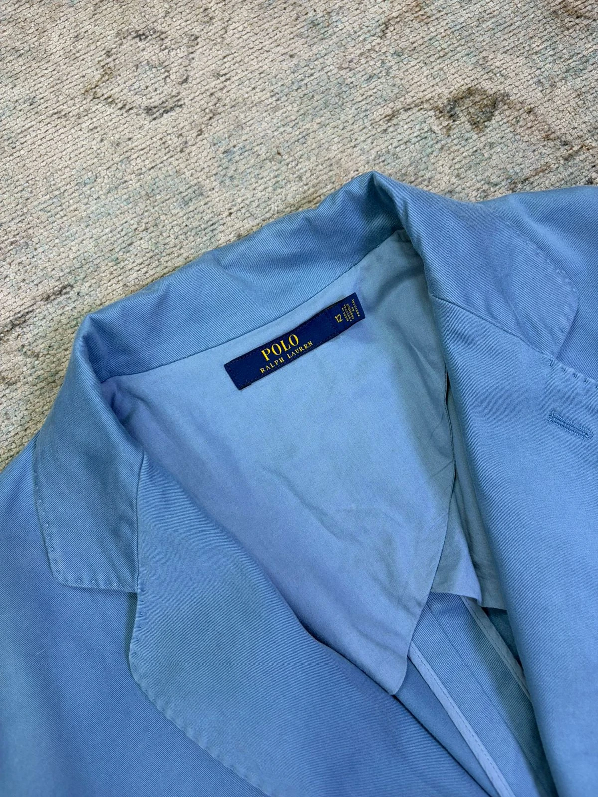 POLO RALPH LAUREN UNSTRUCTURED COTTON BLAZER 5