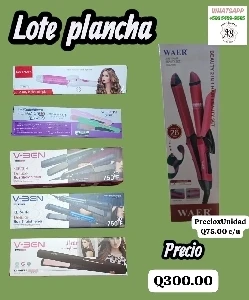 LOTE DE 6 PLANCHAS PARA CABELLO