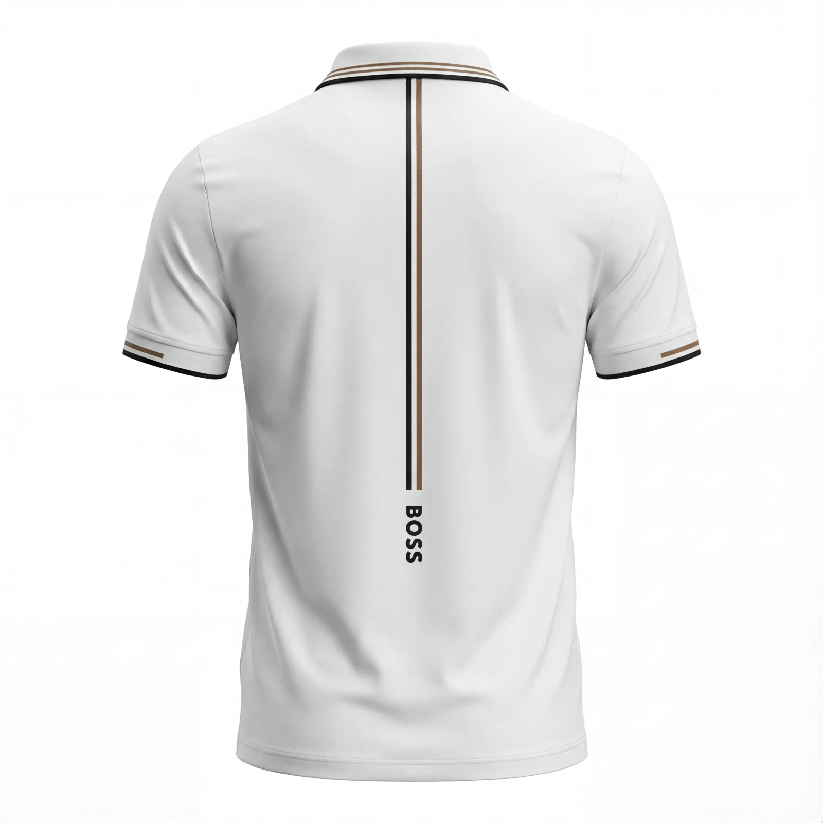 Playera Polo Boss Blanca 2