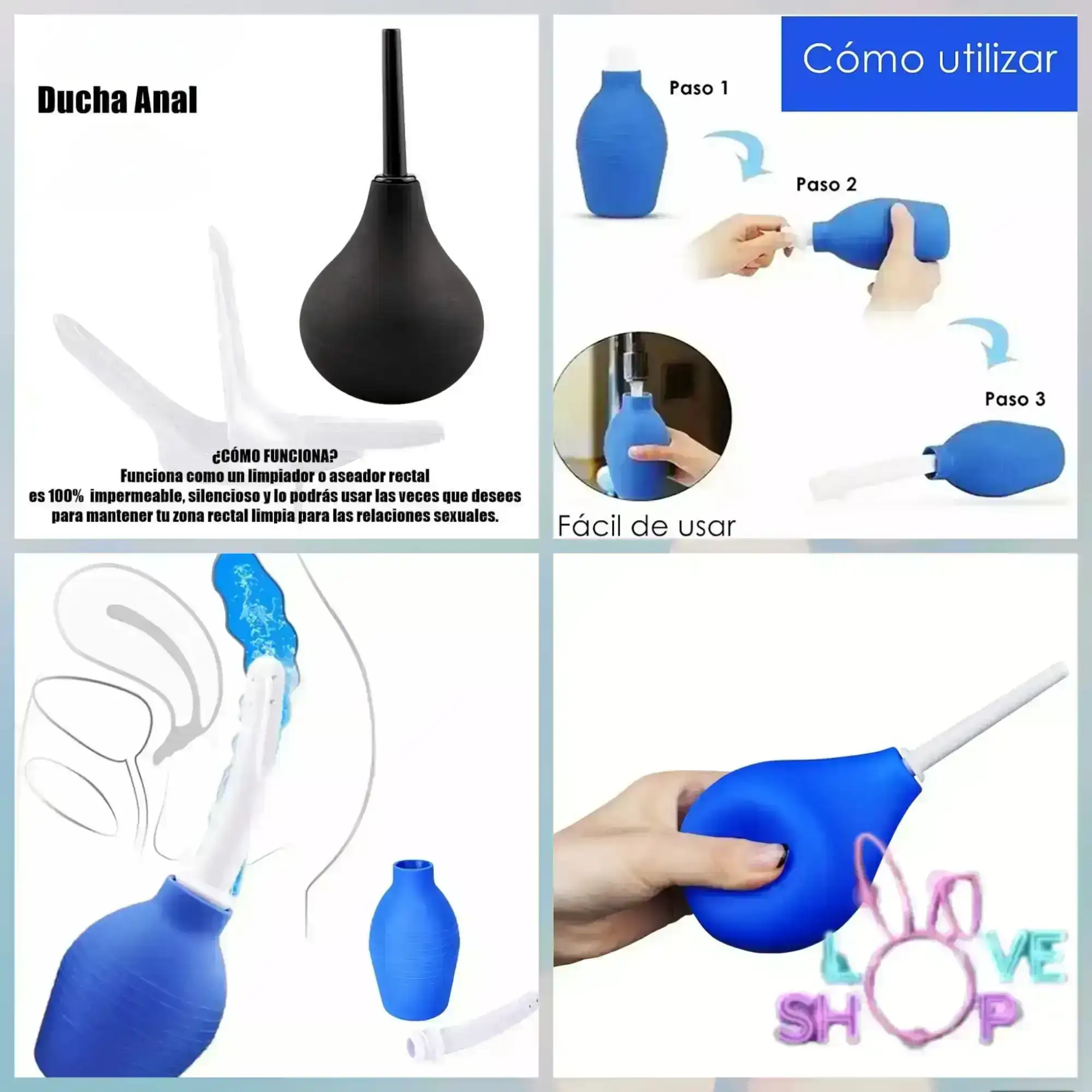 Ducha anal de alta calidad