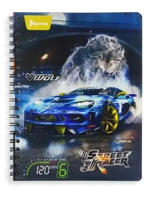 Cuaderno street racer c7 profesional norma 100 espiral -doble 3