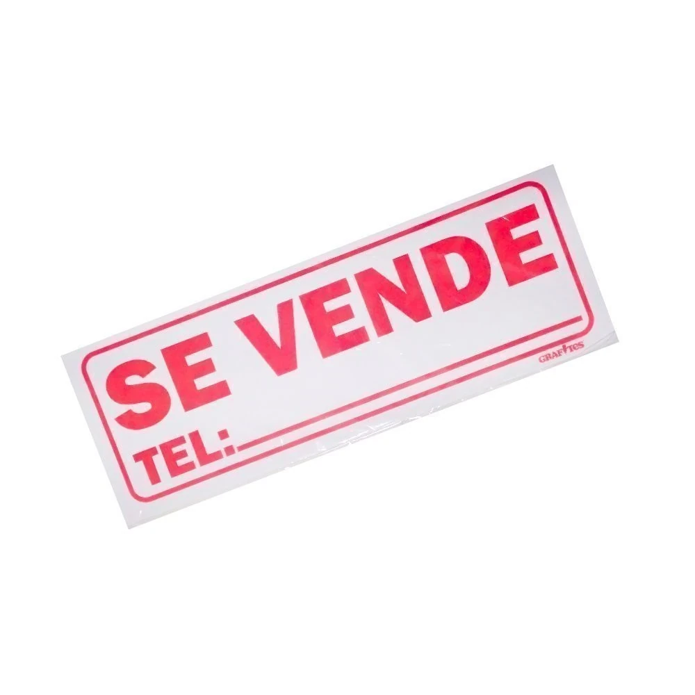 LETRERO SE VENDE PEQUEÑO 