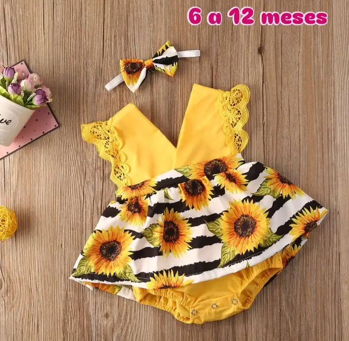Romper de girasol 