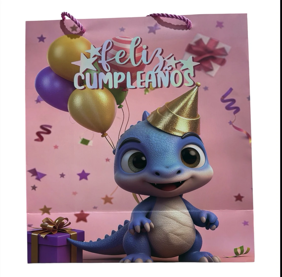 Docena de bolsa de regalo estampado dinosaurio 2