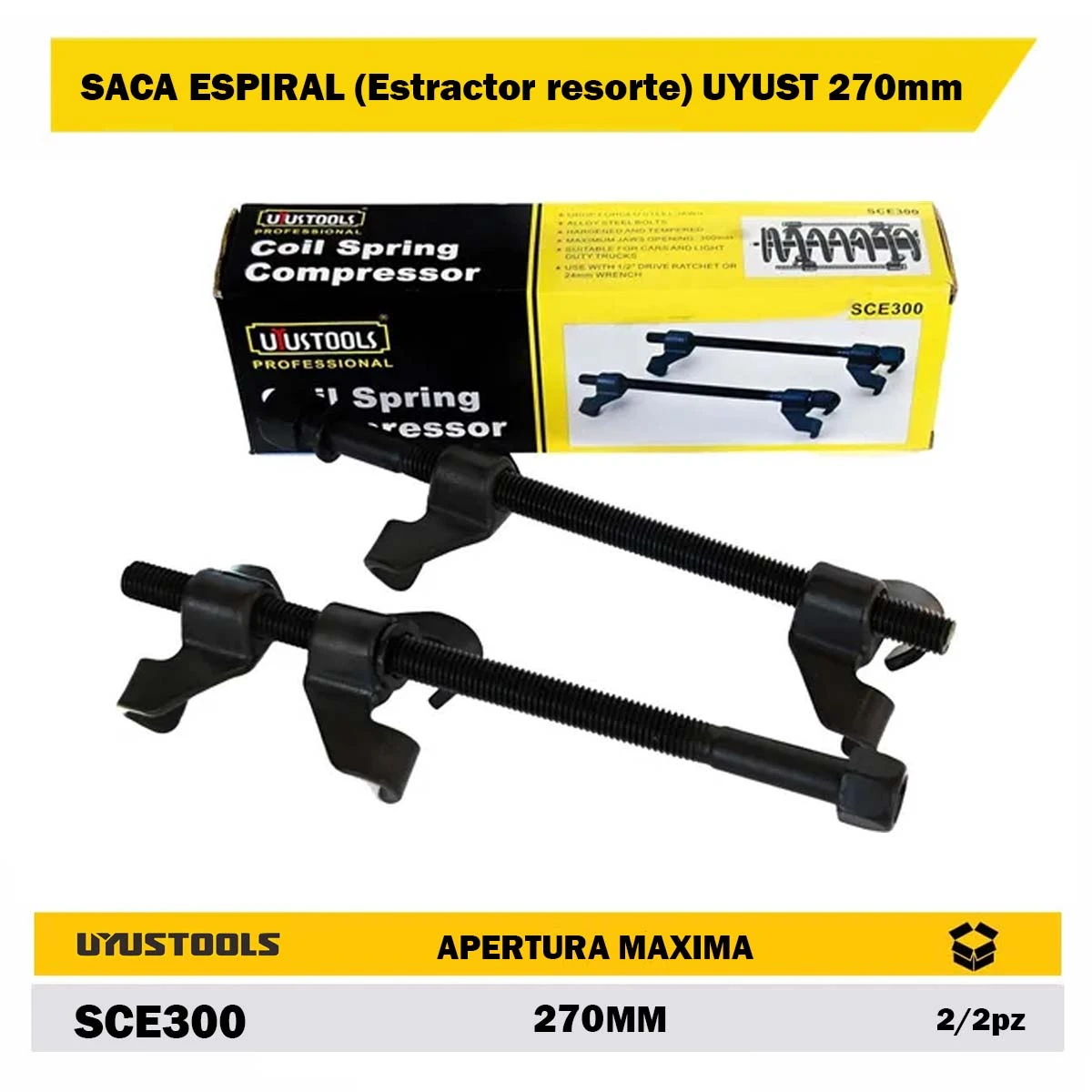 SACA ESPIRAL (Estractor resorte) UYUST 270mm