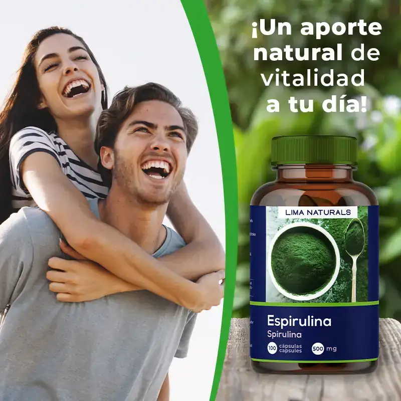 Espirulina 100 capsulas 500mg LN 3