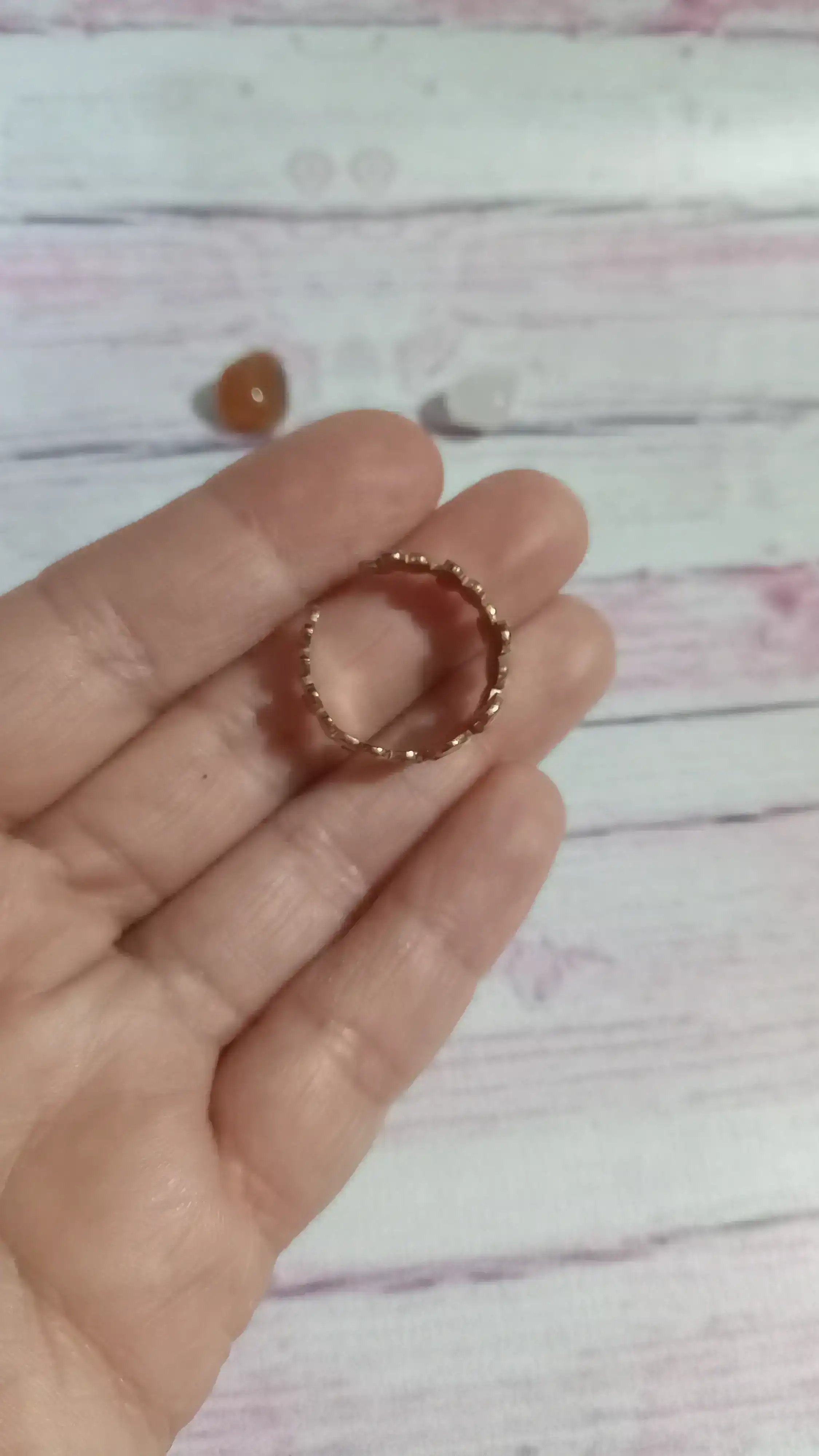 Anillo con margaritas t 18 3
