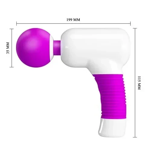 Vibrador Masajeador Multifuncion Recargable Silicona 5