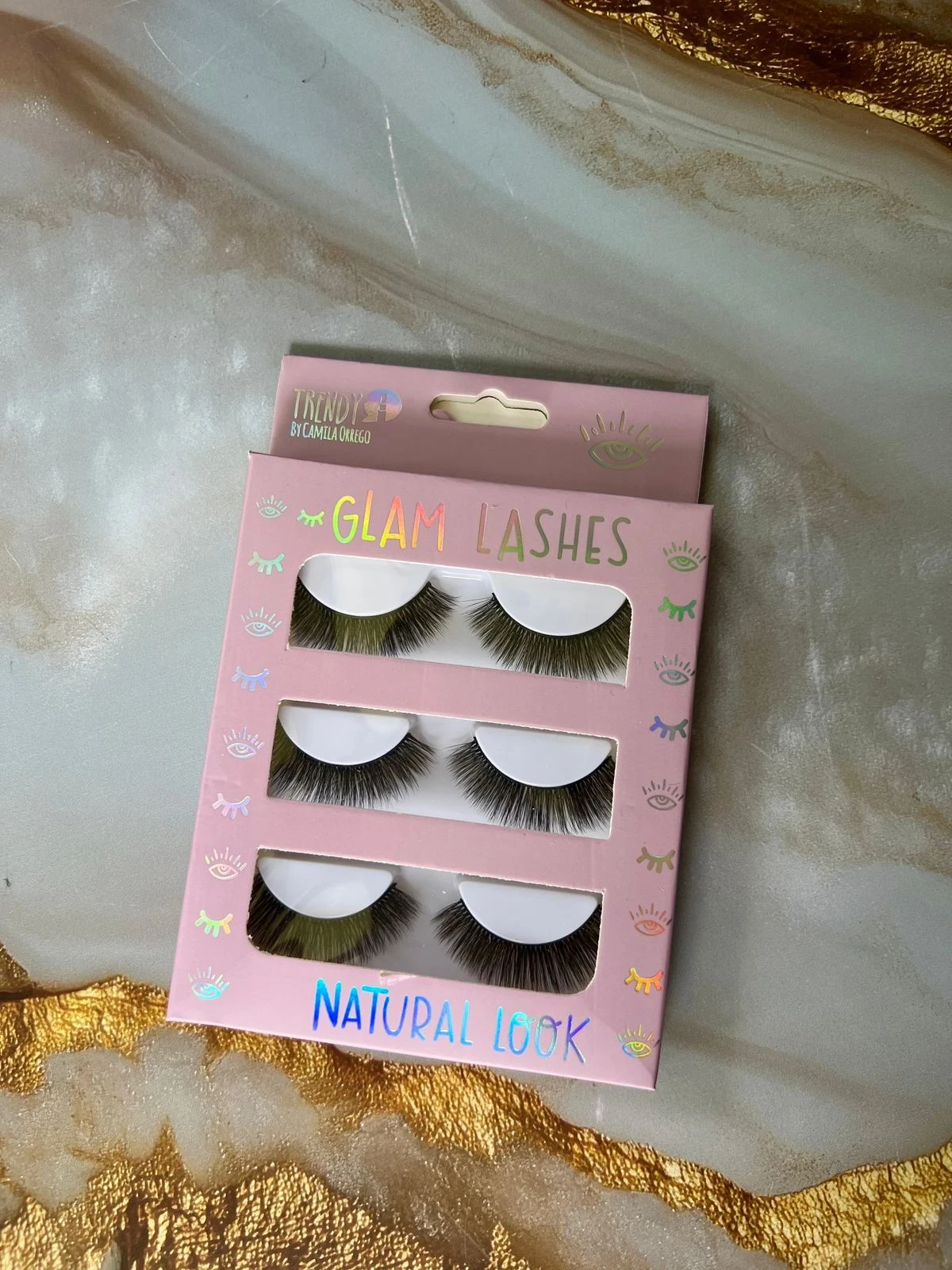 Set x3 pestañas Und Glam Lashes 