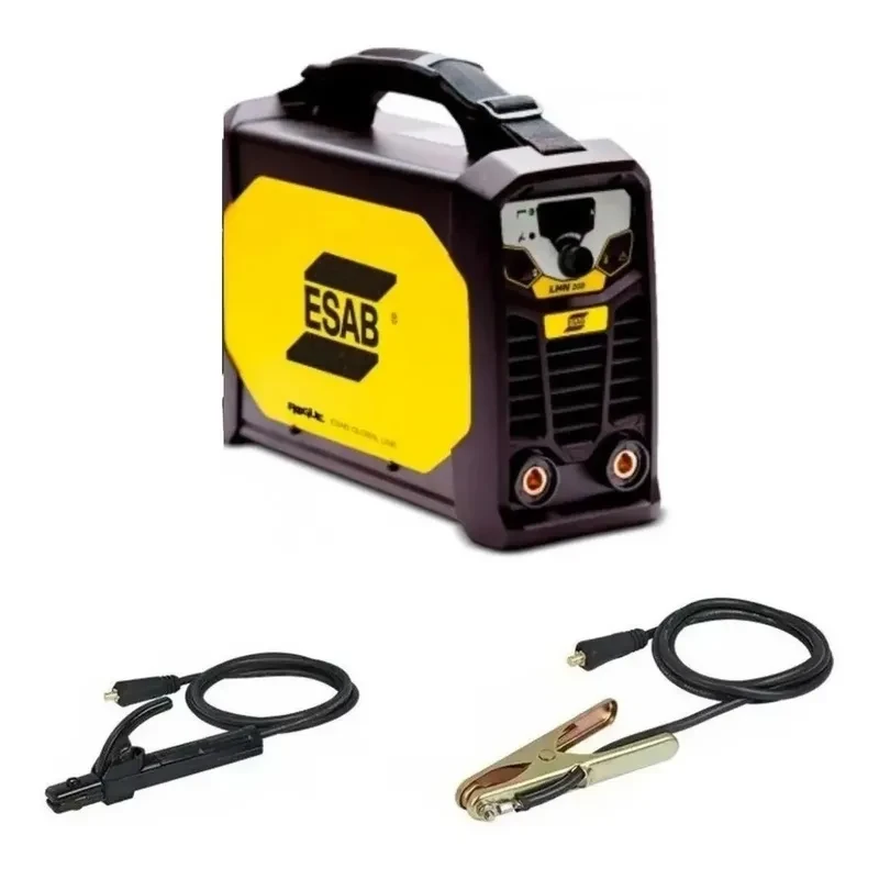 Soldadora Inverter Esab Conarco Lhn 202i Máquina Soldar 200a Negro/amarillo 2