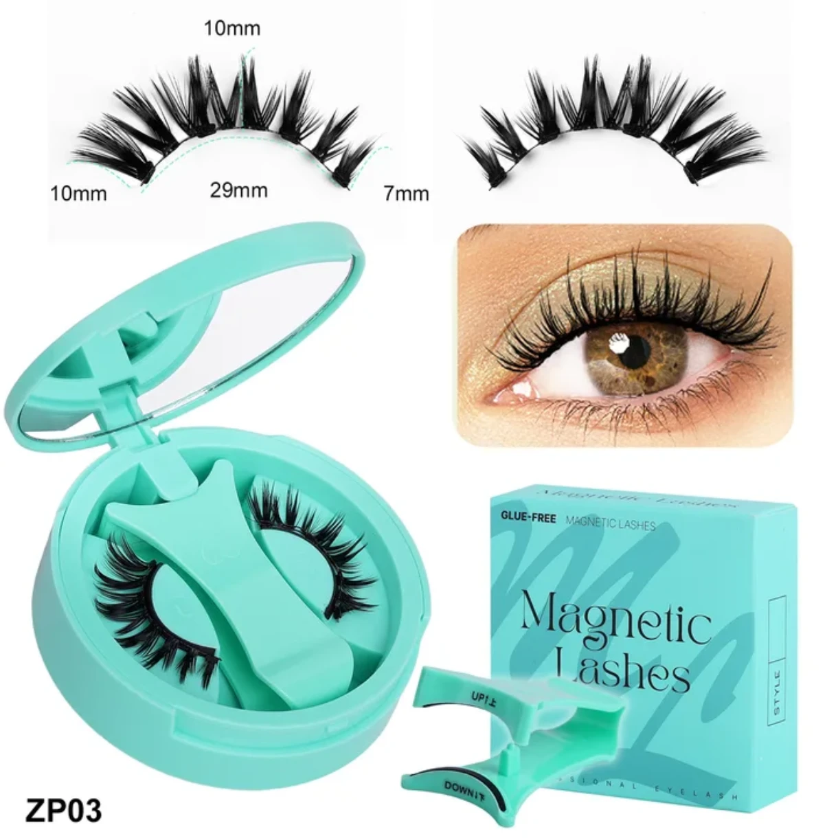 PESTAÑAS MAGNETICAS IMANTADAS ,DELIVERY GRATIS Pestañas magnéticas sin pegamento 😍 2