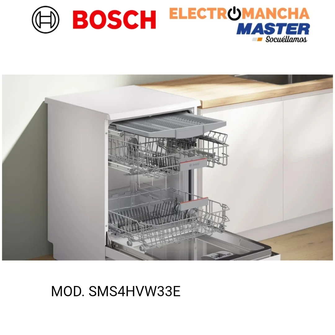 LAVAVJILLAS BOSCH SMS4HVW33E 13 CUB. 3 BANDEJA D 3