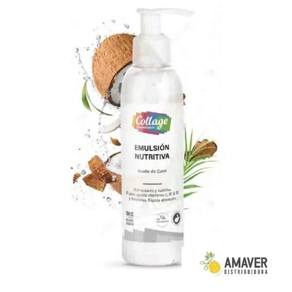 EMULSIÓN NUTRITIVA CON ACEITE DE COCO 200GR
