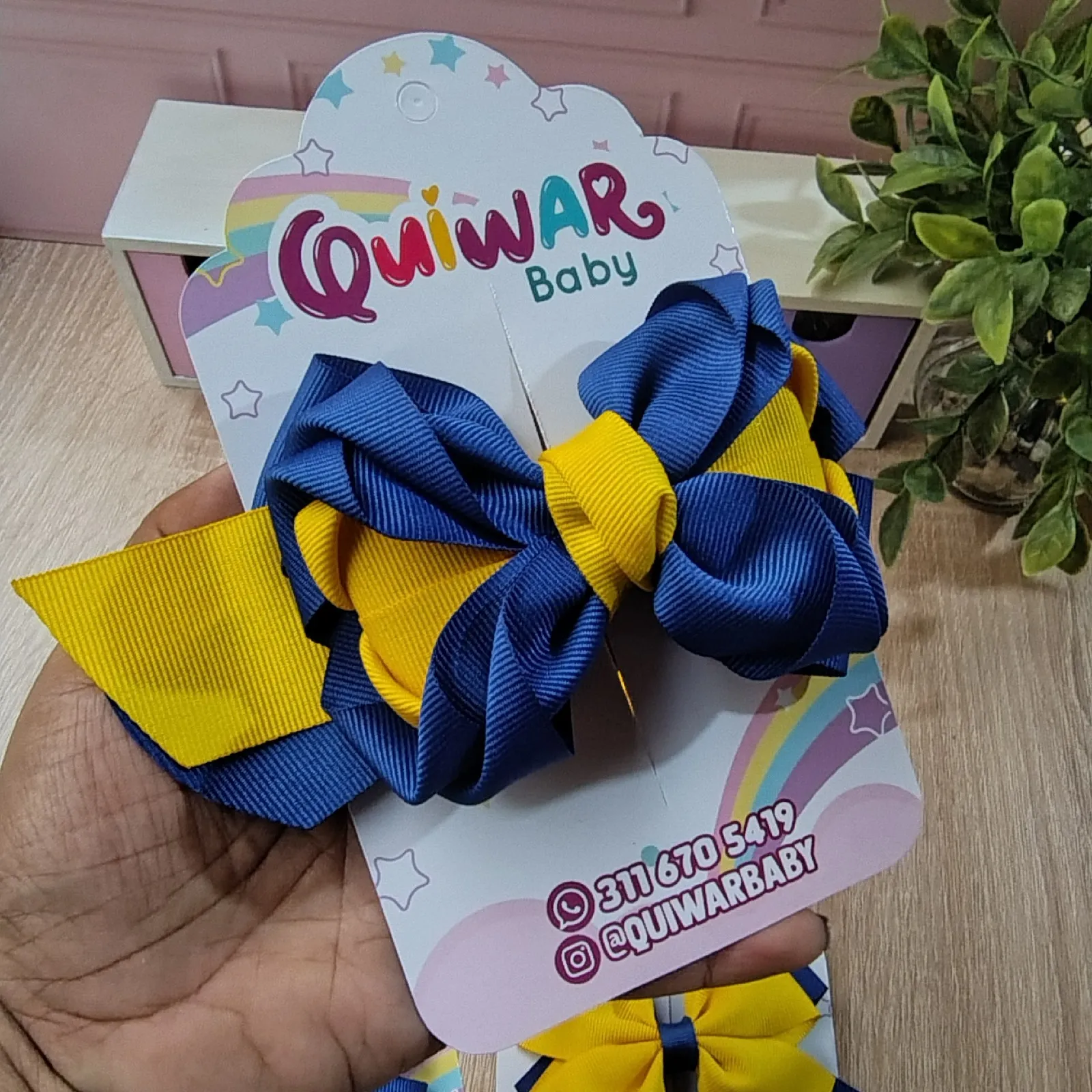 Set Escolar Amarillo y Azul Rey 3