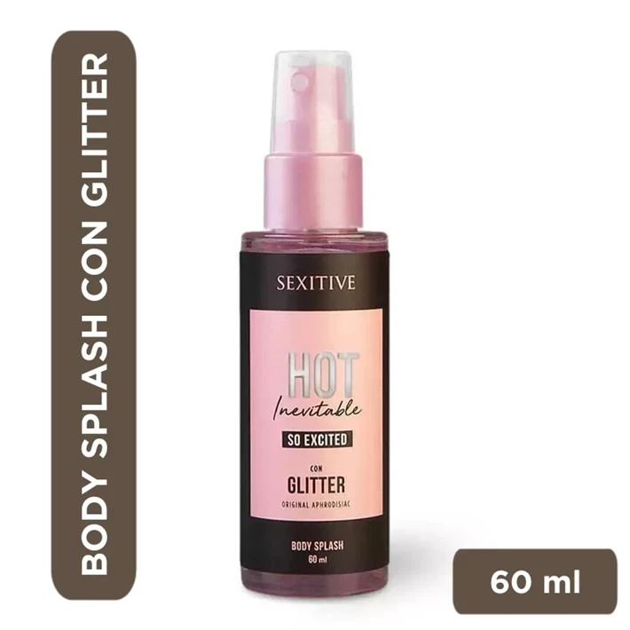 Body Splash Hot Inevitable So Excited con glitter