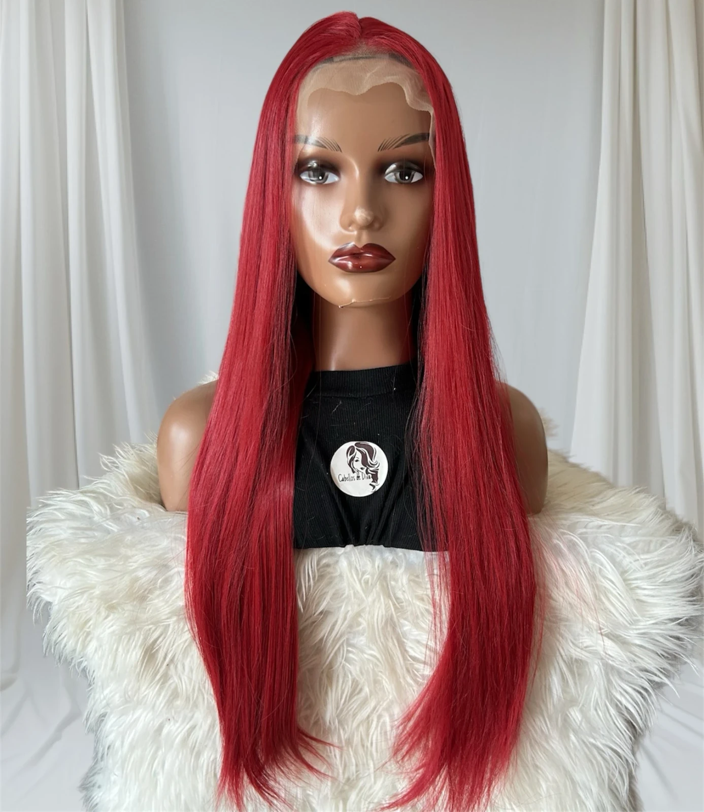 Peluca Semi natural 30” , frontal lace 13x4  2
