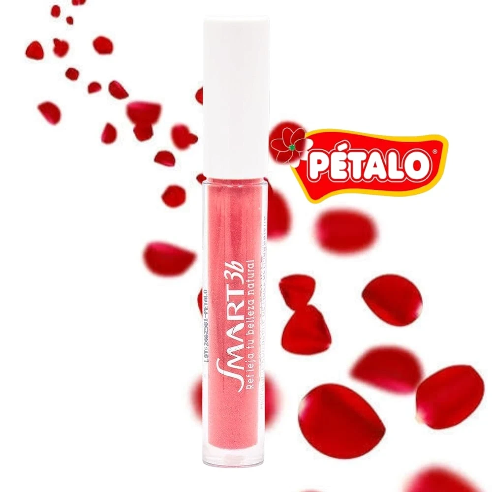 smart brillo labios petalo