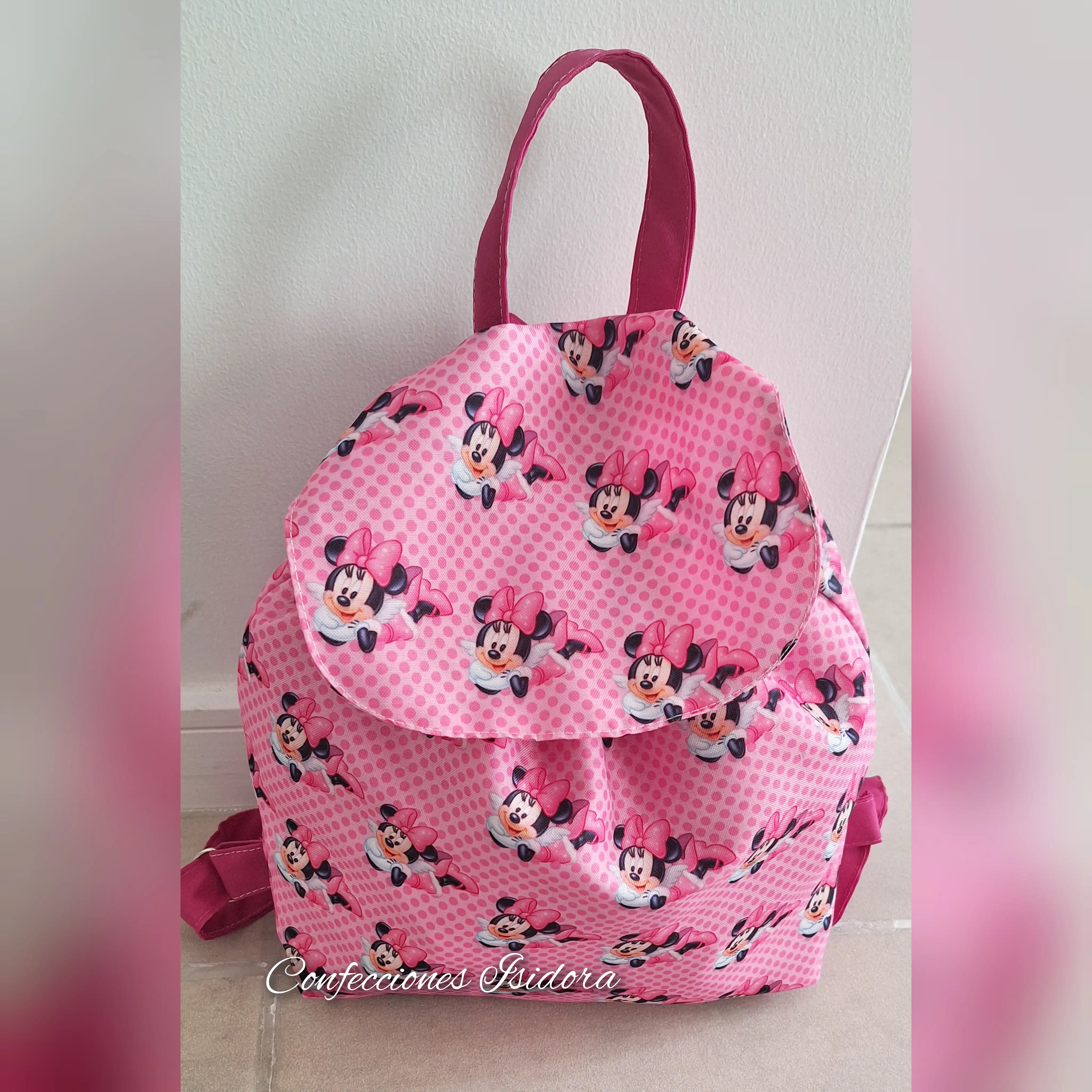 Mochila minnie fuscia