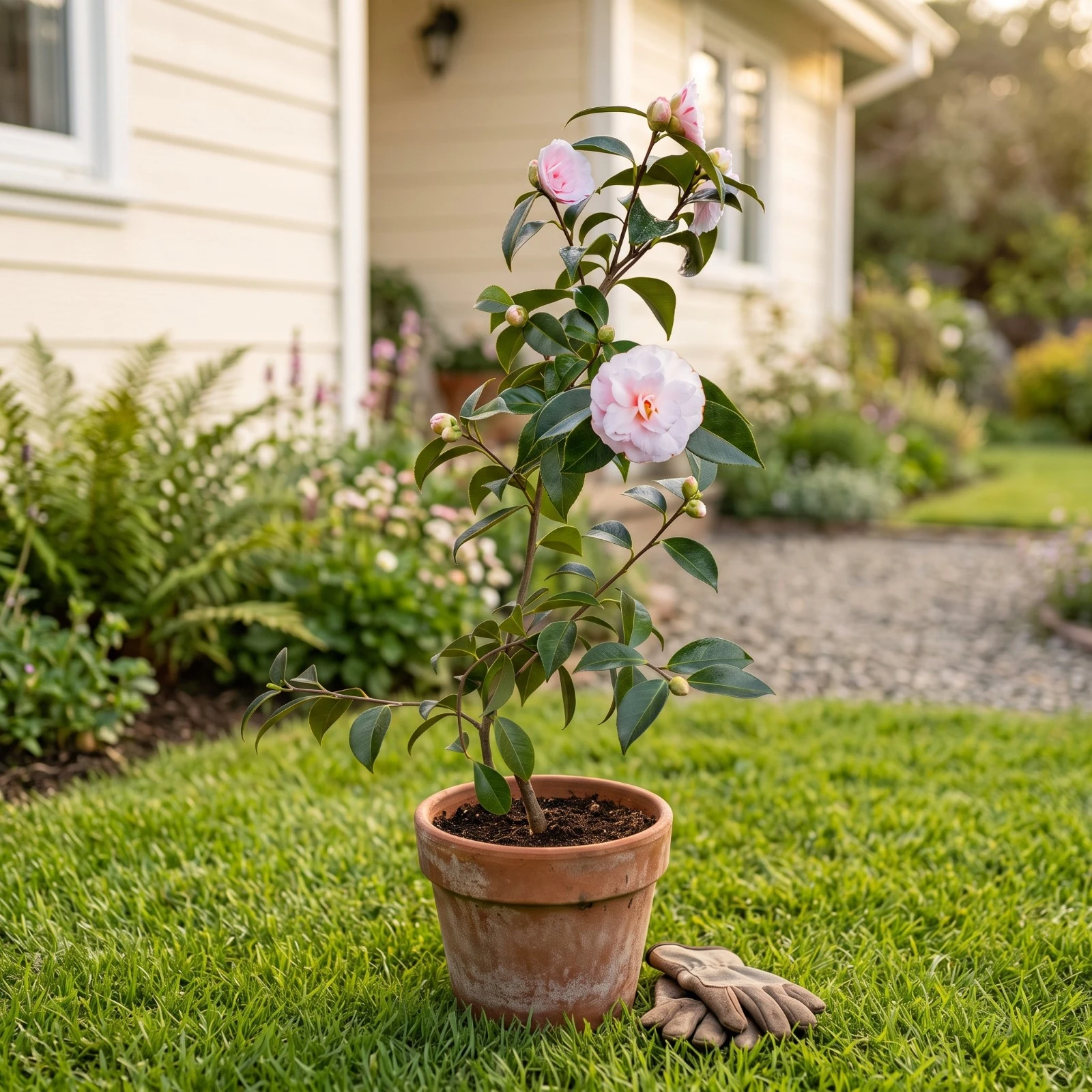 Camelia Japonica Jaspeada 2